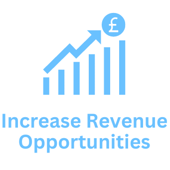Increase Revenue Icon blue