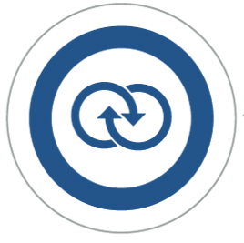 two circle arrow icon